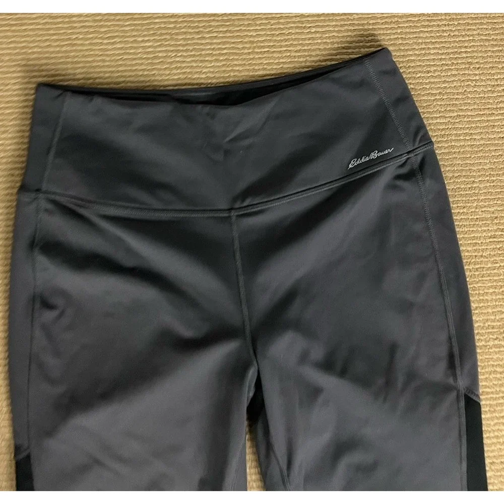 Eddie Bauer Women's‎ Pants Fleece Gray Leggings Size Large Lined